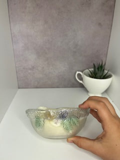 lovely bowl candle with a refreshing mint scent -medium