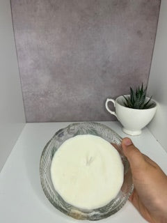 lovely bowl candle with a refreshing mint scent -medium