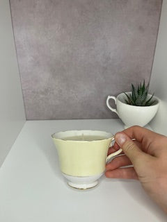 Sunny Tea Cup Candle – Small (Cinnamon Vanilla)