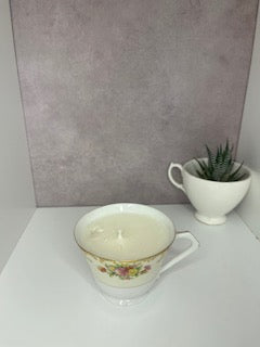 Made with Love Tea Cup Candle – Small (Citrus Scent)